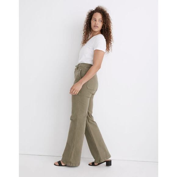 Madewell 11" High Rise Flare Jeans Distant Surplus Size 29 - Picture 3 of 8